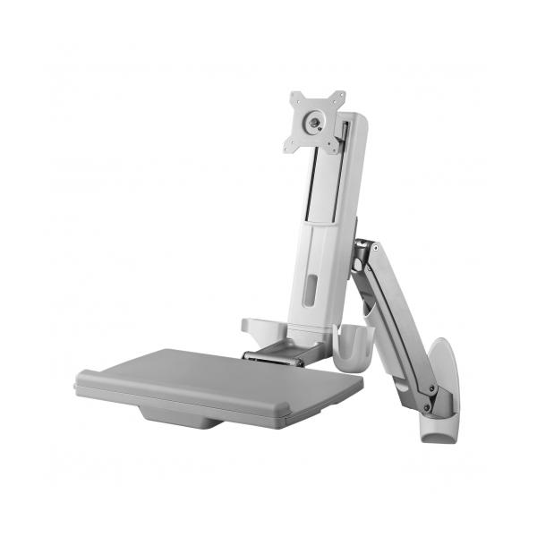 Sit Stand Combo Workstation - Wall Mount
