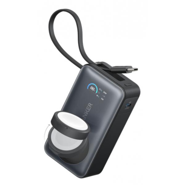 Anker A1657h11 Batteria Portatile 10000 Mah Carica Wireless Nero (maggo Powerbank 10k 35w Apple Watch)