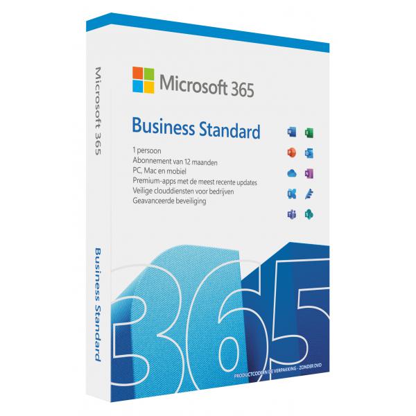 Microsoft 365 Business Standard Suite Office Full 1 Licenza/e Inglese, Ita 1 Anno/i (microsoft 365 Business Standard - Box Pack [1 Anno] - 1 Utente [