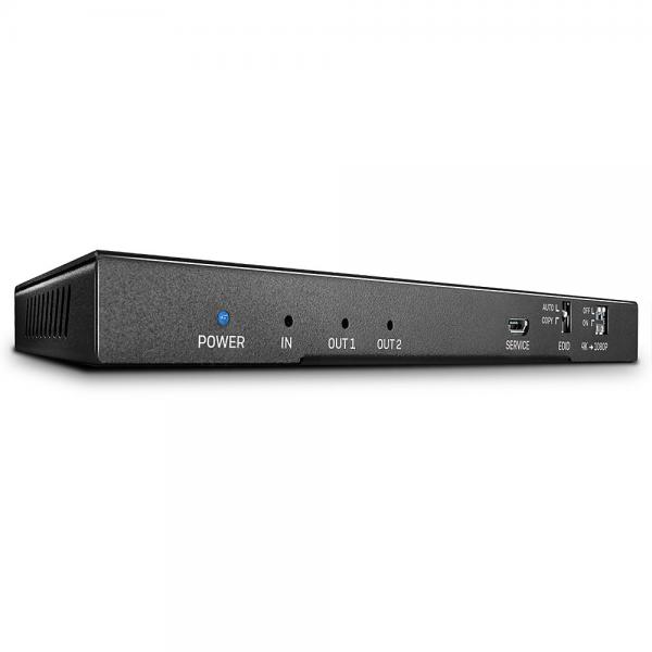 Lindy 38230 Ripartitore Video Hdmi 2x Hdmi (2 Port Hdmi 2.0 18g Splitter - With Audio - Warranty: 24m)