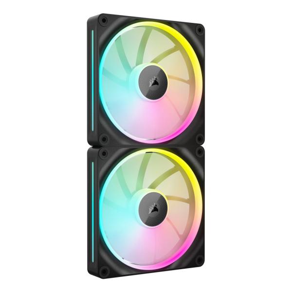 Corsair CO-9051028-Ww Sistema Di Raffreddamento Per Computer Case Per Computer Ventilatore 14 Cm Nero 2 Pz (corsair Icue Link Lx140 Rgb - Indsats)