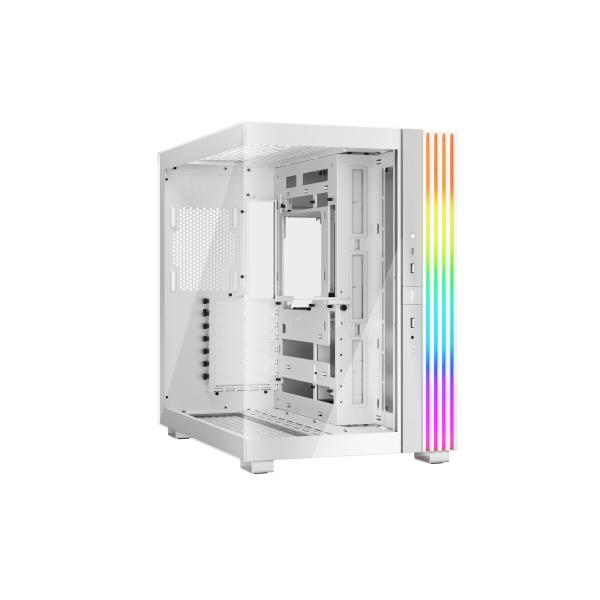 Be Quiet! Light Base 600 Dx Argb Gaming Case W/ Glass Front & Side, Atx, Invertible, 1.33m Argb Strip & Controller, UsB-C, Asus Btf Compatible, White