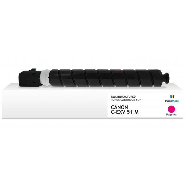 Printmate K40261f6 Cartuccia Toner 1 Pz Compatibile Magenta (remanufactured C-Exv51 Magenta 60k Page Yield Toner)