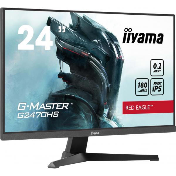 Iiyama G-Master G2470hS-B1 Monitor Pc 60,5 Cm [23.8] 1920 X 1080 Pixel Full Hd Lcd Nero (iiyama G-Master Red Eagle G2470hS-B1 - Led Monitor - Gaming
