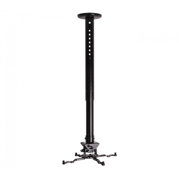 B-Tech Bt899-Ad Supporto Per Proiettore Soffitto Nero (projector Ceiling Mount - Bt899-Ad, Ceiling, 25 Kg, - Black, 743 - 1143 Mm, 360?, -13 - 13? -