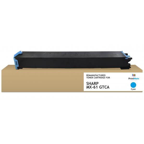 Printmate K40099f6 Cartuccia Toner 1 Pz Compatibile Ciano (remanufactured Cyan Toner MX-60gtca 24000p Yield)