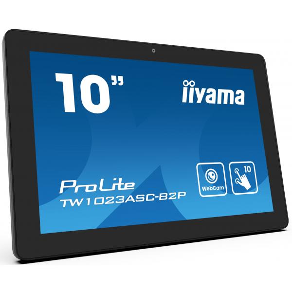 Iiyama Tw1023asC-B2p Monitor Pc 25,6 Cm [10.1] 1280 X 800 Pixel Touch Screen Nero (iiyama Tw1023asC-B2p Touch Control Panel 25.6 Cm [10.1'] 1280 X 80
