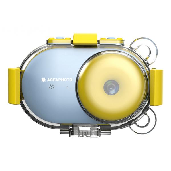 Agfaphoto Arkcwbl Fotocamera Digitale 1 Fotocamera Compatta 16 Mp Cmos Blu, Giallo (agfaphoto Realikids Water Proof Blau)