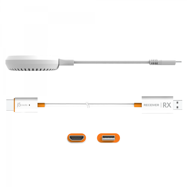 J5create Jvaw62-N Estensore Hdmi™ Display Wireless UsB-C® Screencast (screencast UsB-C Wireless - Display Hdmi Extender) - Image 3