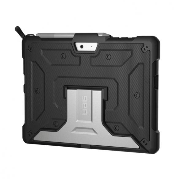 Urban Armor Gear Metropolis 25,4 Cm [10] Cover Nero, Argento (uag Rugged Case For Microsoft Surface Go 4)