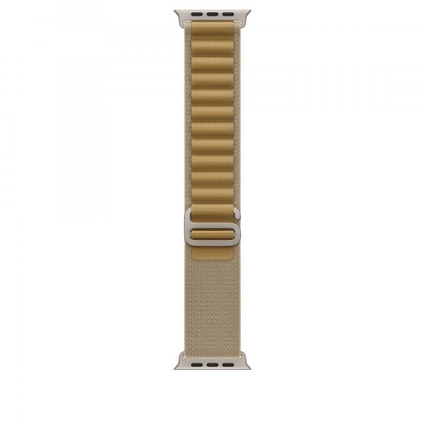 Apple Alpine Loop Sahara [49 Mm] - Large - Titanio Naturale (-Apple Watch 49 Tan Natural Ti Alp l)