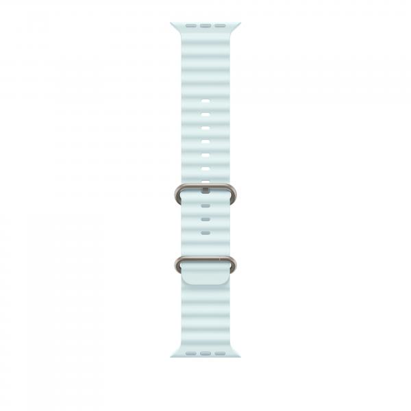 Apple Cinturino Ocean Blu Ghiaccio [49 Mm] - Titanio Naturale (-Apple Watch 49 Ice Blue N Ti Ob)