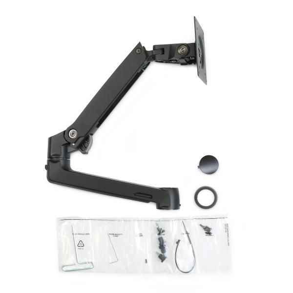 Ergotron Braccio Lx, Kit Estensione E Fascetta [nero] (lx Dual Stacking Arm Extension - And Collar Kit Matte Black)
