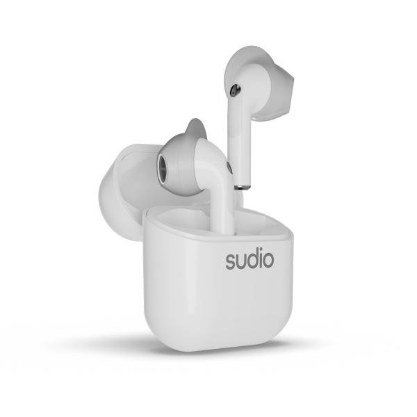 Sudio Nio Auricolare Wireless IN-Ear Musica E Chiamate Bluetooth Bianco (sudio Nio ?gte Tr?dl?se ?retelefoner s)