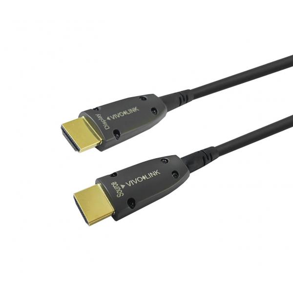 Vivolink Prohdmiop40am Cavo Hdmi 40 M Hdmi Tipo A [standard] Nero (armoured Optic Hdmi 4k Cable - 40m - Warranty: 144m)