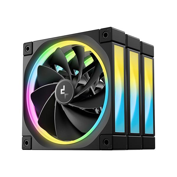 Deepcool Fl12R-3 In 1 Case Per Computer Ventilatore 12 Cm Nero 3 Pz (120mm Deepcool Fl12r TriplE-Pack)