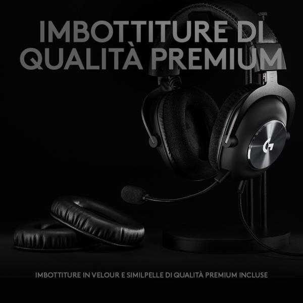 Logitech G Pro X Cuffia Gaming Cablata Con Microfono Blue Vo!ce, Dts Headphone:x 7.1 E Driver PrO-G Da 50 Mm, 7.1 Surround Pensato Per Esport Gaming, - Image 4