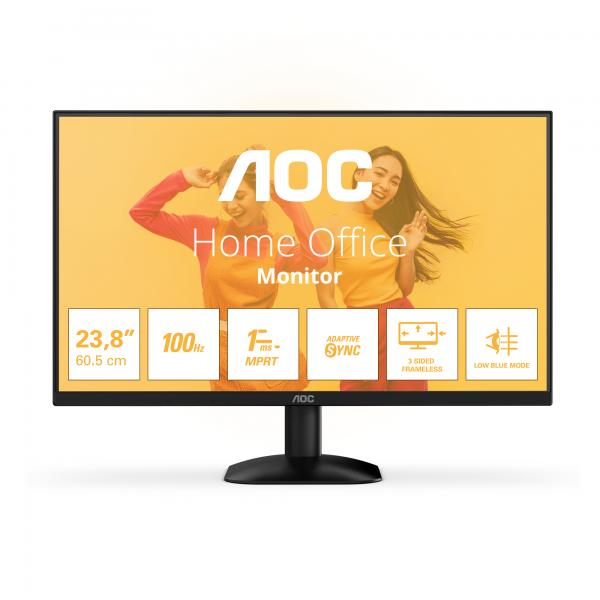 Aoc B3 24b35hm2 Monitor Pc 60,5 Cm [23.8] 1920 X 1080 Pixel Full Hd Led Nero (aoc 24b35hm2 - Monitor A Led - 24 [23.8 Visualizzabile] - 1920 X 1080 F
