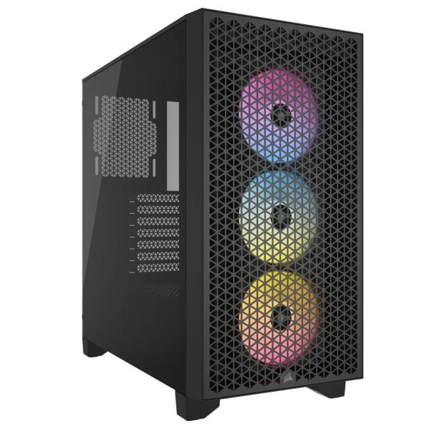 Corsair CC-9011255-Ww Computer Case Midi Tower Nero (corsair 3000d Rgb Airflow Black Mid Case)