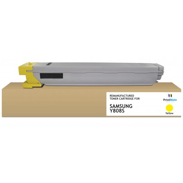 Printmate K40129f6 Cartuccia Toner 1 Pz Compatibile Giallo (remanufactured Yellow Toner ClT-Y808s/els 20000p Yield)