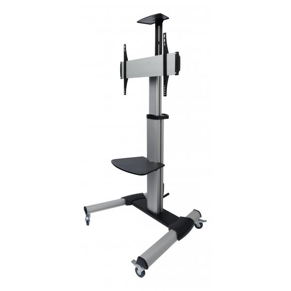 Deltaco ArM-0450 Supporti A Parete Per Tv 177,8 Cm [70] Pavimento Nero (deltaco Office - Vogn Med Hjul)
