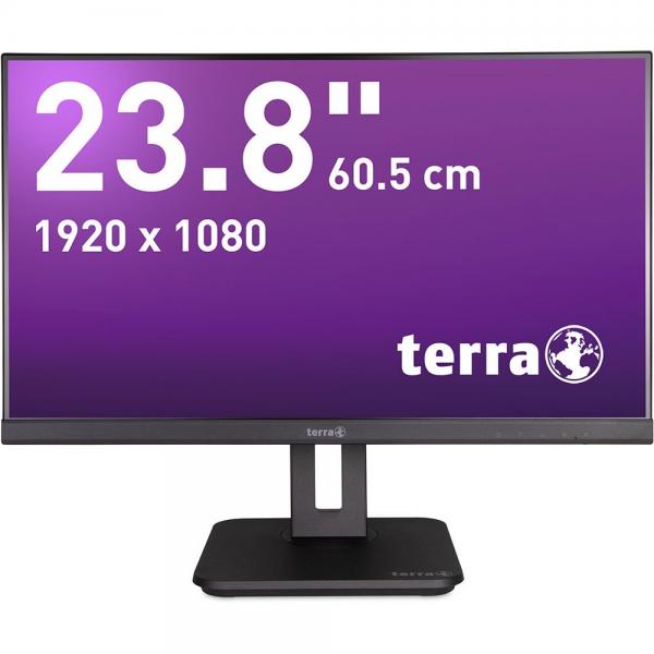 Terra 3030238 Led Display 60,5 Cm [23.8] 1920 X 1080 Pixel Full Hd Nero (terra Lcd/led 2448w Pv V3.1 Schwarz Hdmi/dp/usB-C/ Greenline Plus)