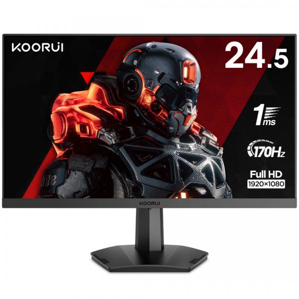 Koorui 25e3a Monitor Pc 62,2 Cm [24.5] 1920 X 1080 Pixel Full Hd Nero (koorui 25e3a 24.5' Va 170hz Fhd 1920 X 1080 Gaming Monitor)