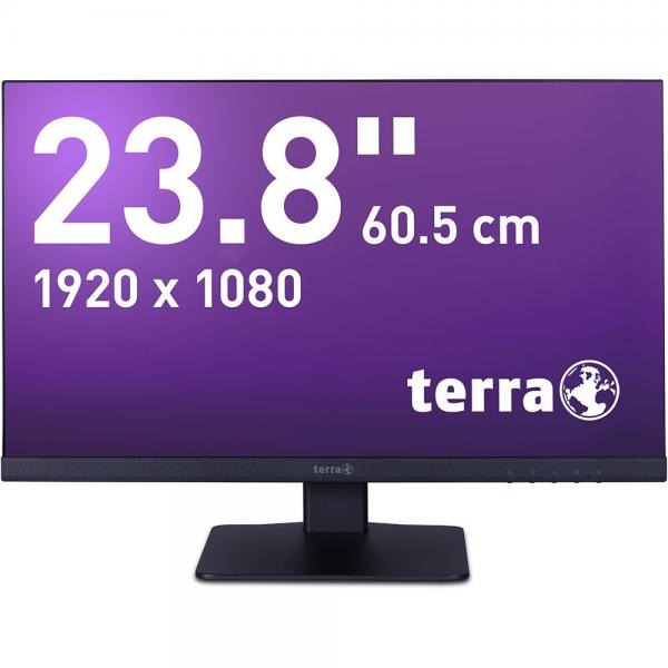 Terra 3030225 Monitor Pc 60,5 Cm [23.8] 1920 X 1080 Pixel Full Hd Lcd Nero (terra Lcd/led 2448w V3 Schwarz Hdmi/dp/usB-C Greenline Plus)