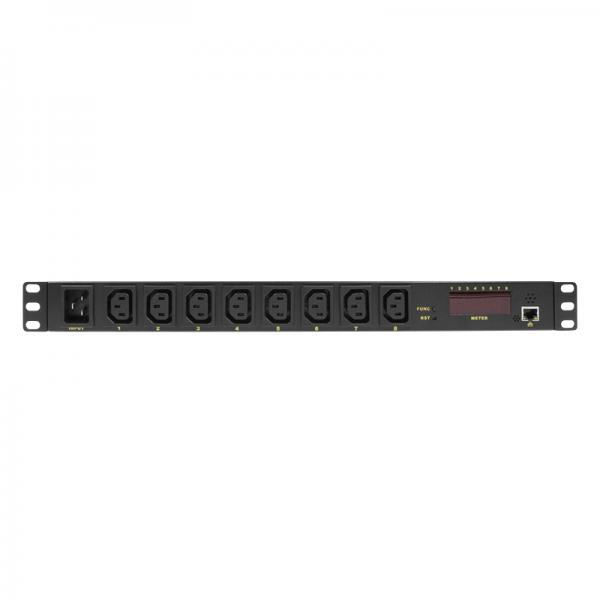 Logilink Pdu8p01 Unità Di Distribuzione Dell'energia [pdu] 8 Presa[e] Ac 1u Nero (19 IP-Switchable Pdu 8 X - Iec320 C13, With Remote - Access - Warra