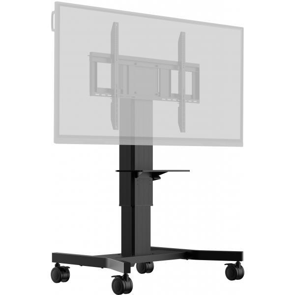 Iiyama Md Car1021-B1 Supporti A Parete Per Tv 2,18 M [86] Pavimento Nero (mdcar1021-B1 - Single Column Electric Floor Lift On Wheels With Easy Mount