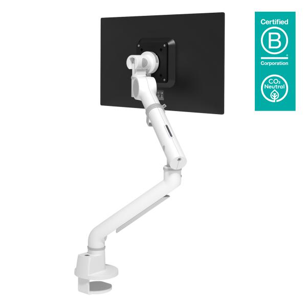 Dataflex Viewgo Pro Scrivania Bianco (dataflex Viewgo Pro White Single Monitor Arm [5years Warranty])