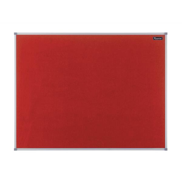 Nobo Basic Bacheca Fissa Rosso Feltro (nobo Essence Felt Notice Board Red 900x600mm - 1904066 Dd)