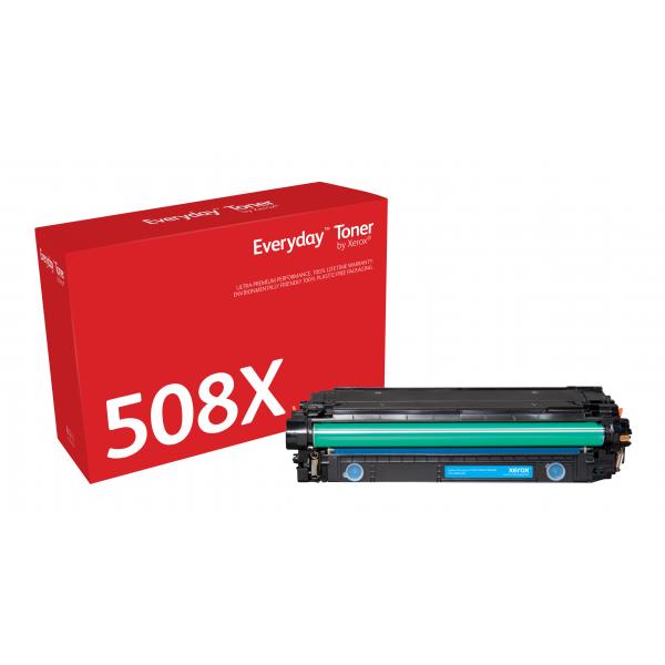 Toner Everyday™ _oem_name_ Ciano Di Xerox Compatibile Con Hp 508x [cf361x], Alta Capacità (toner Cyan Hp 508x - Xerox Everyday)