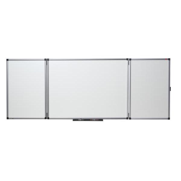 Nobo Lavagna Bianca Pieghevole 1200x900mm [chiusa] (nobo Confidential Lockable NoN-Magnetic Whiteboard Aluminium Frame 900x1200mm 31630514 Dd)