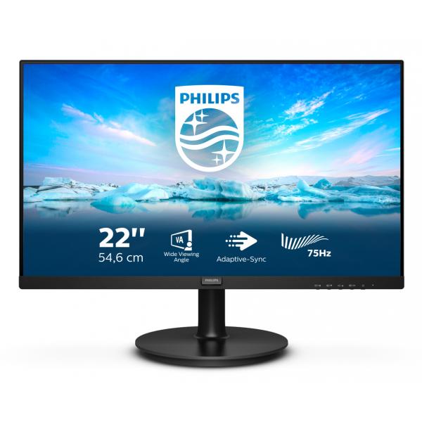 Philips V Line 222v8la/00 Monitor Pc 54,6 Cm [21.5] 1920 X 1080 Pixel Full Hd Lcd Nero (philips V-Line 222v8la - Monitor A Led - 22 - 1920 X 1080 Ful