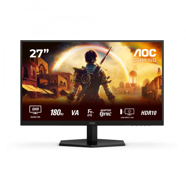 Aoc G4 Q27g42xne Monitor Pc 68,6 Cm [27] 2560 X 1440 Pixel Quad Hd Led Nero, Rosso (aoc Gaming Q27g42xne - Led Monitor - Gaming - 27 - 2560 X 1440 qh