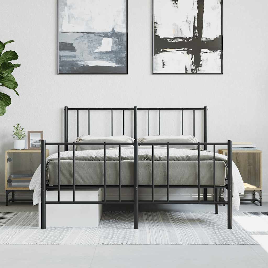 Comodini Con Ante In Vetro 2pz Rovere Sonoma 35x37x50 cm