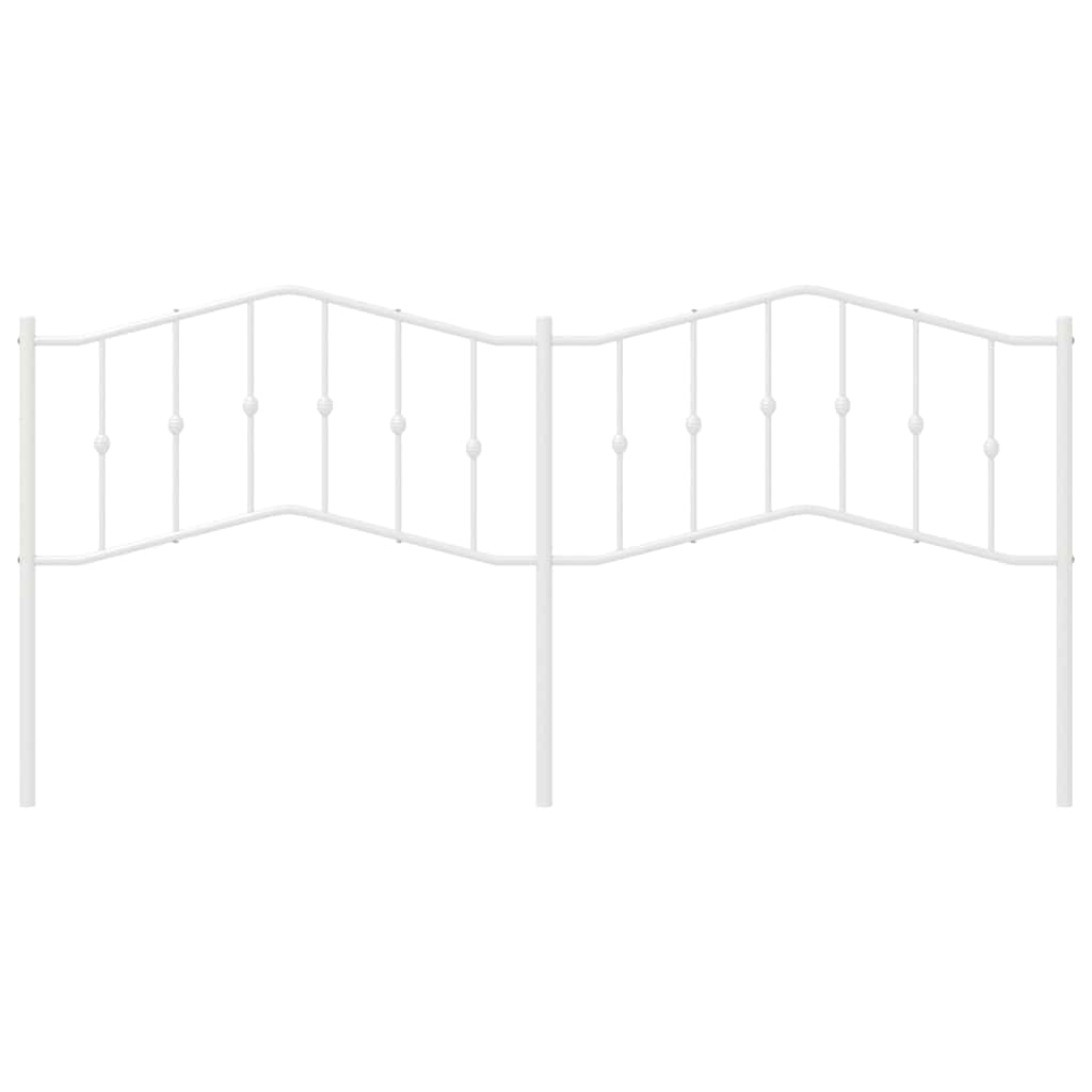 Testiera In Metallo Bianco 193 cm - Image 4