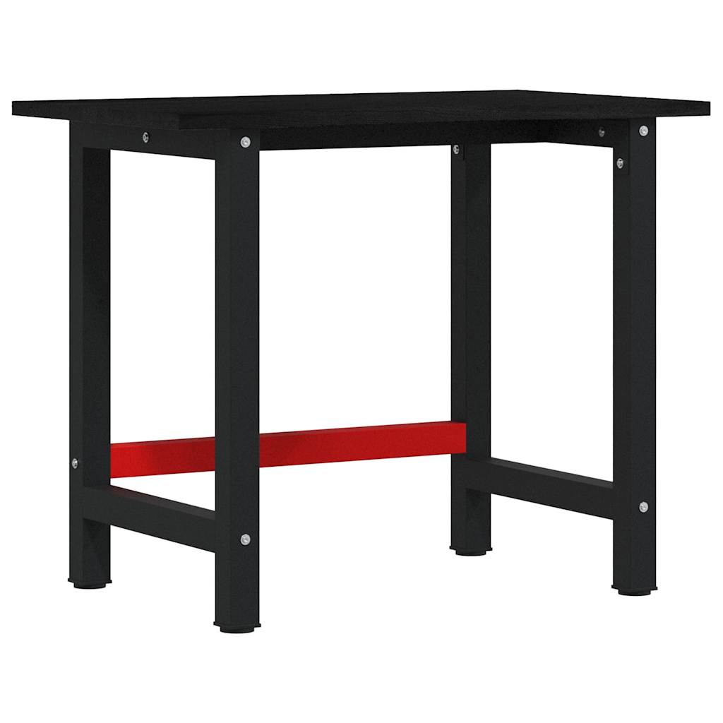 Banco Lavoro Marrone Scuro 100x60x81,5 Cm Legno Massello Rovere - Image 2