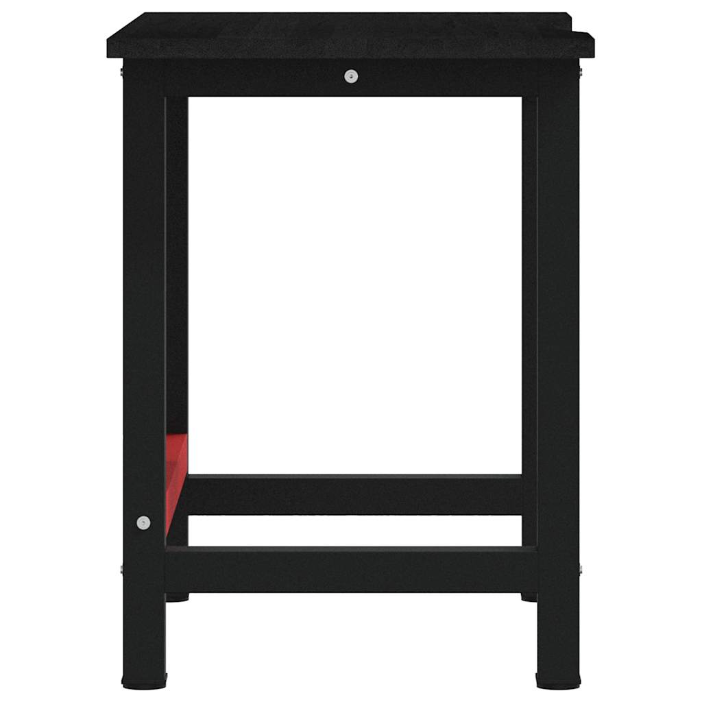 Banco Lavoro Marrone Scuro 100x60x81,5 Cm Legno Massello Rovere - Image 6