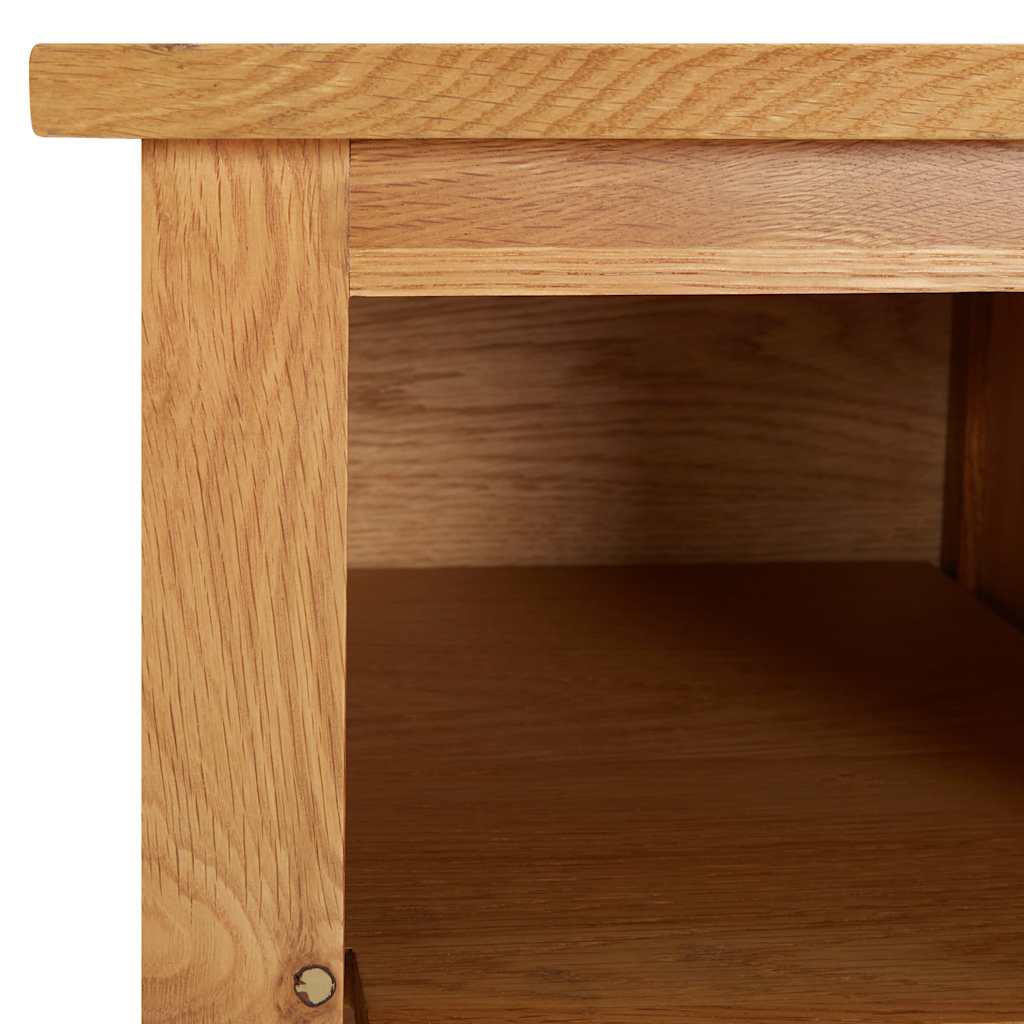 Scarpiera 90x37x45 Cm In Legno Massello Di Rovere - Image 5