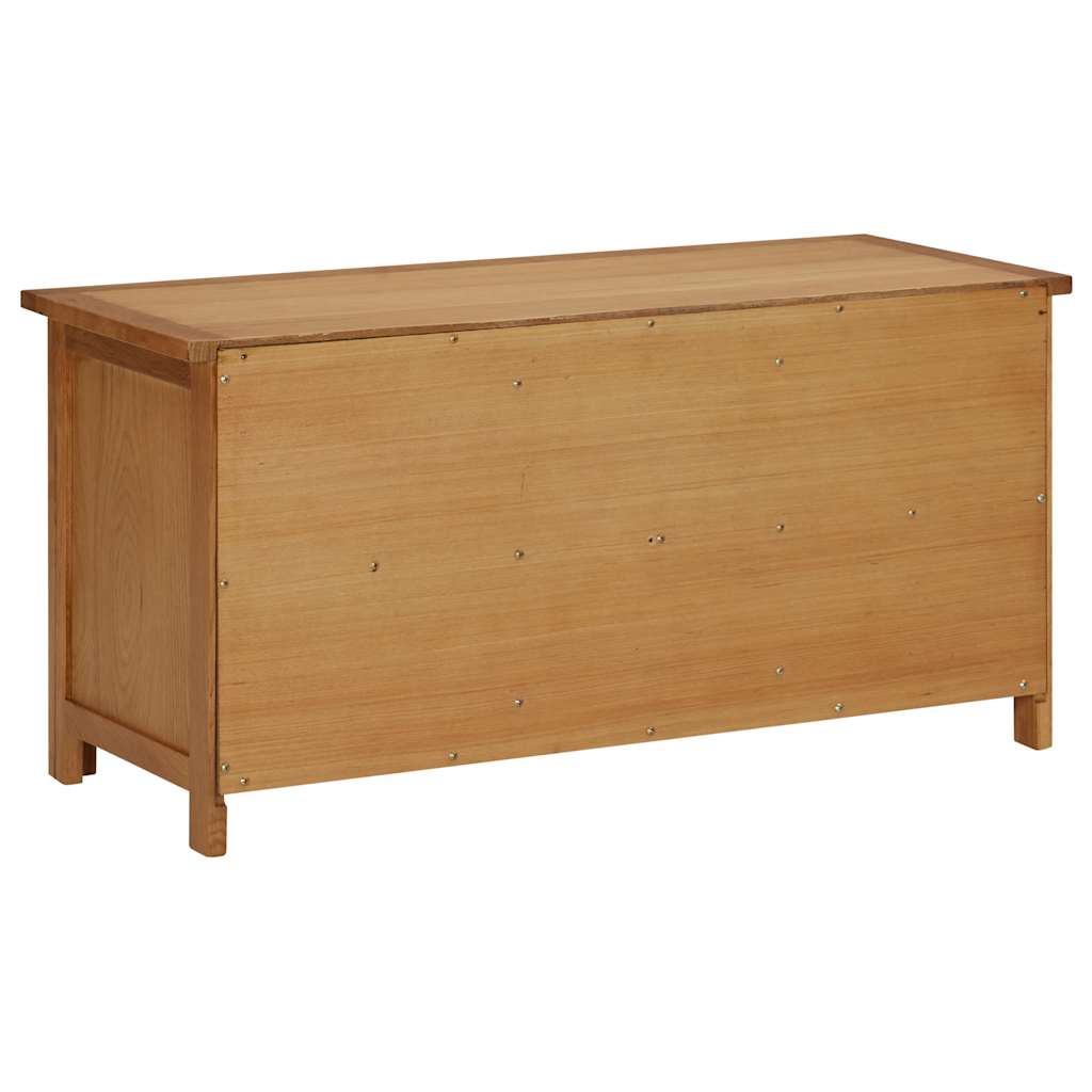 Scarpiera 90x37x45 Cm In Legno Massello Di Rovere - Image 4