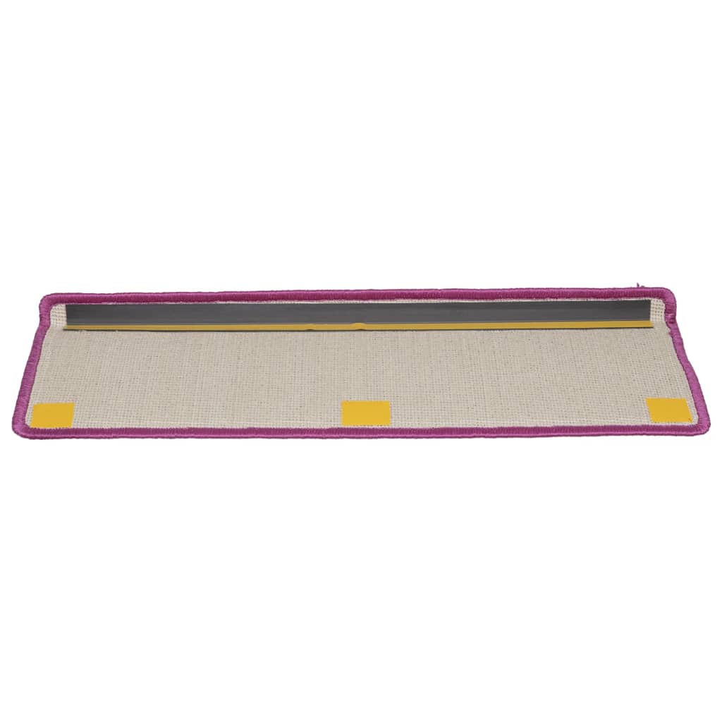 Tappetini Per Scale 10 Pz 65x21x4 Cm Viola Bordo Rettangolare - Image 6