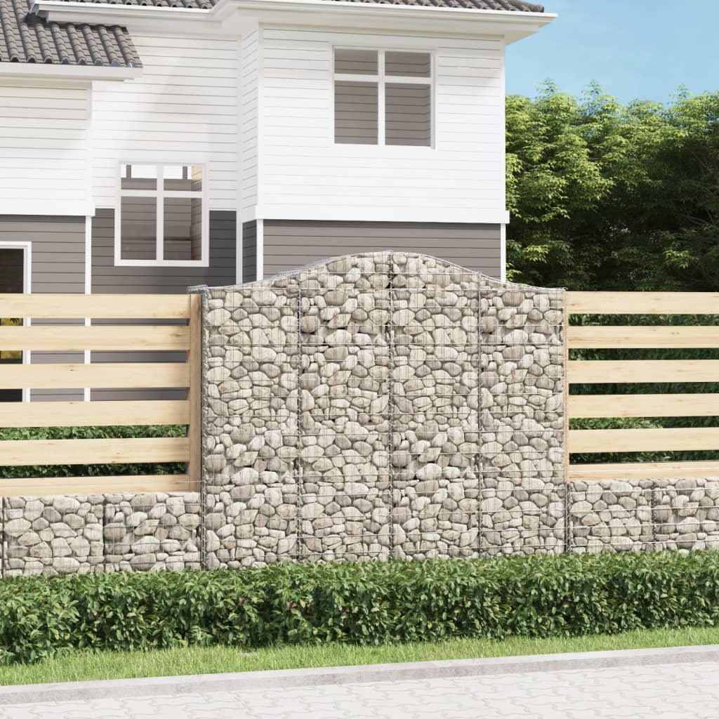 Cesti Gabbioni Ad Arco 3 Pz 200x50x180/200 Cm Ferro Zincato