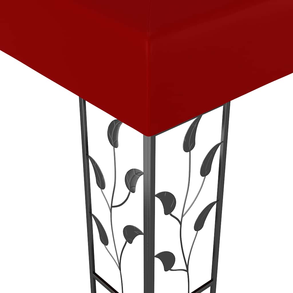 Gazebo 3x3 M Rosso Vino - Image 3