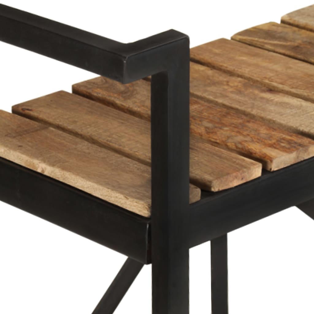 Carrello Da Cucina 87x36x81 Cm In Legno Massello Di Mango - Image 6