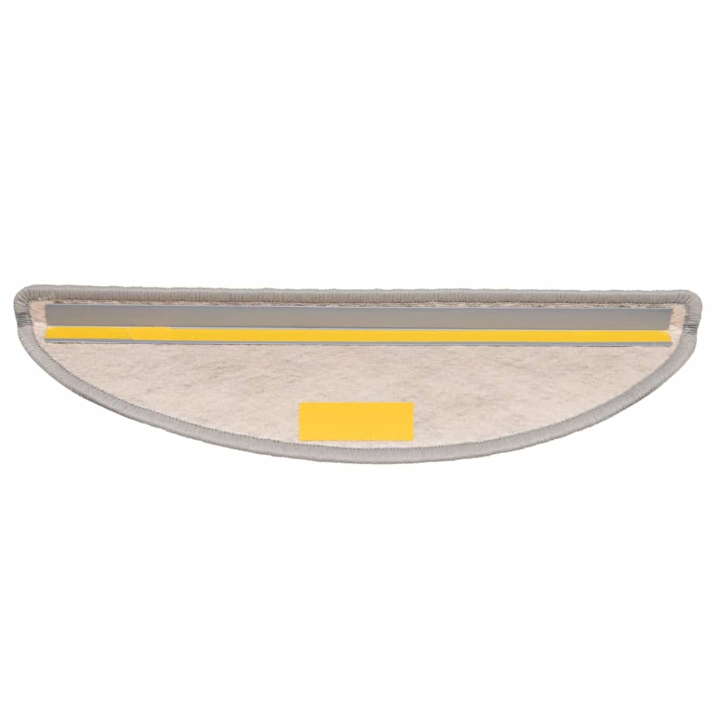 Tappeti Adesivi Scale Aspetto Sisal 15 Pz 56x17x3 Cm Platino - Image 5