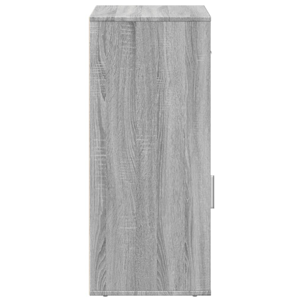 Armadietto Grigio Sonoma 56,5x39x90 Cm In Legno Multistrato - Image 6