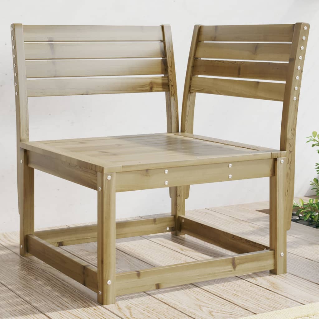 Divano Angolare Da Giardino 73x73x78 Cm Legno Pino Impregnato