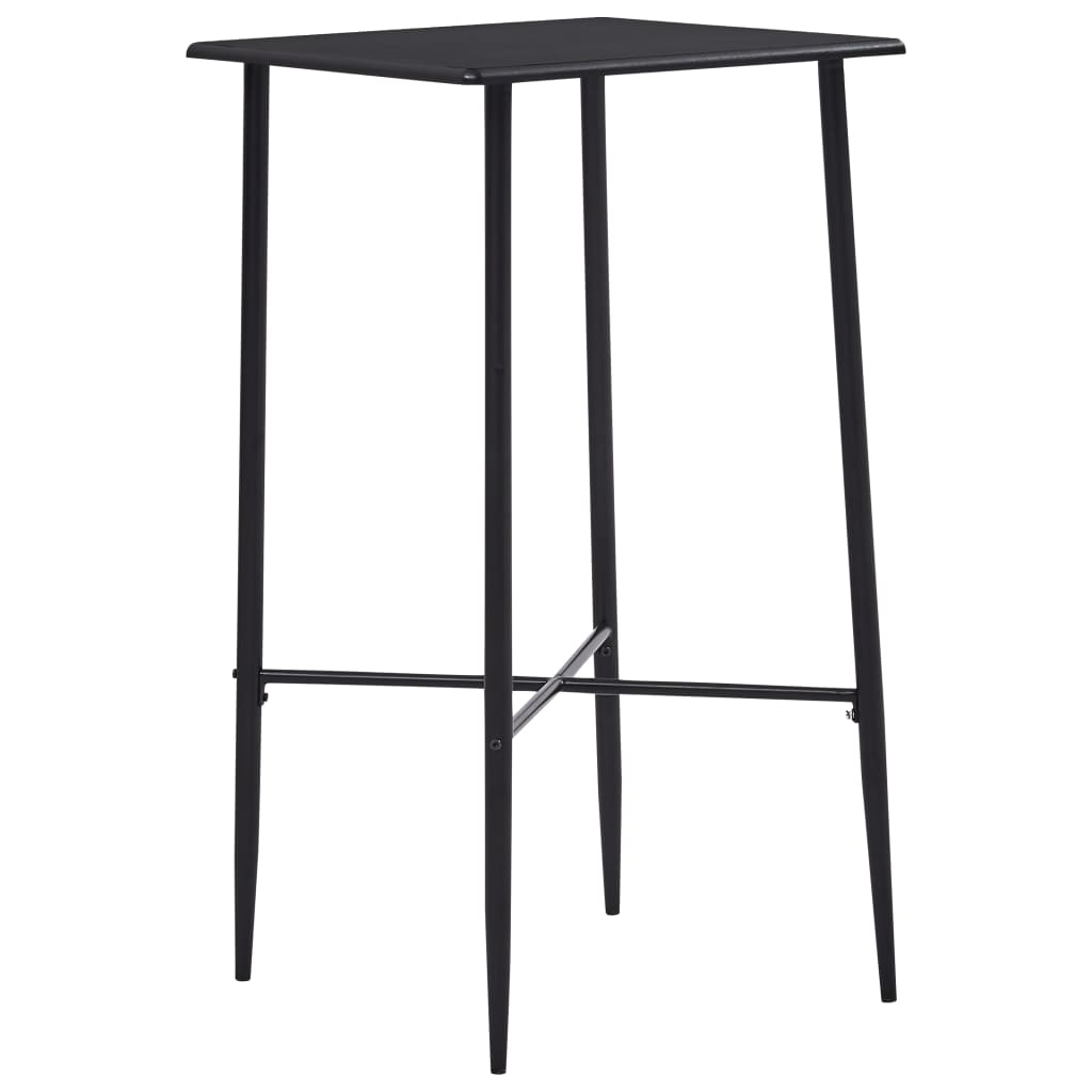 Set Da Bar 3 Pz In Plastica Nero